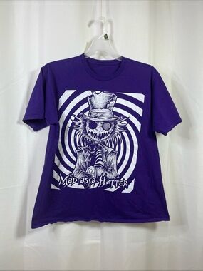 2022 Vampire Freaks Mad Hatter  T Tee Shirt  Size Large